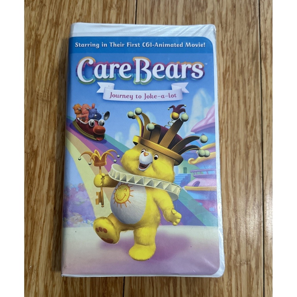Care Bears: Journey to Joke-a-Lot VHS 2004 Late Era Clamshell